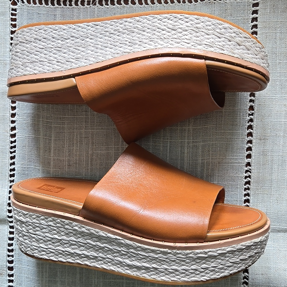FITFLOP ELOISE ESPADRILLE WEDGE SANDAL - Picture 9 of 10
